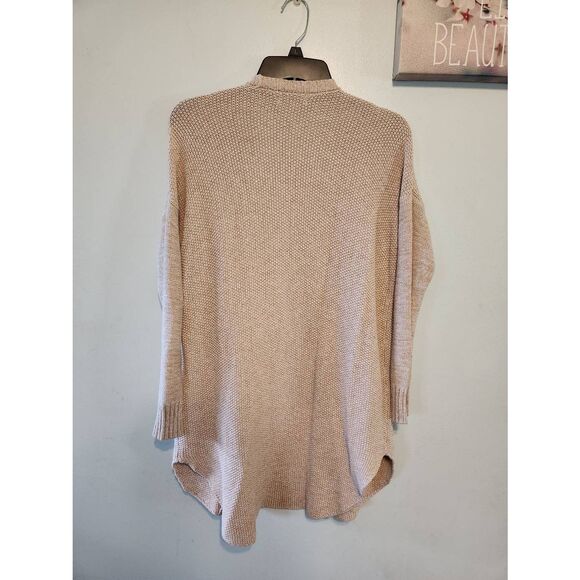 American Eagle Outfitters Cardigan Women's S Tan Cotton Long Sleeve Open Front - Picture 4 of 4